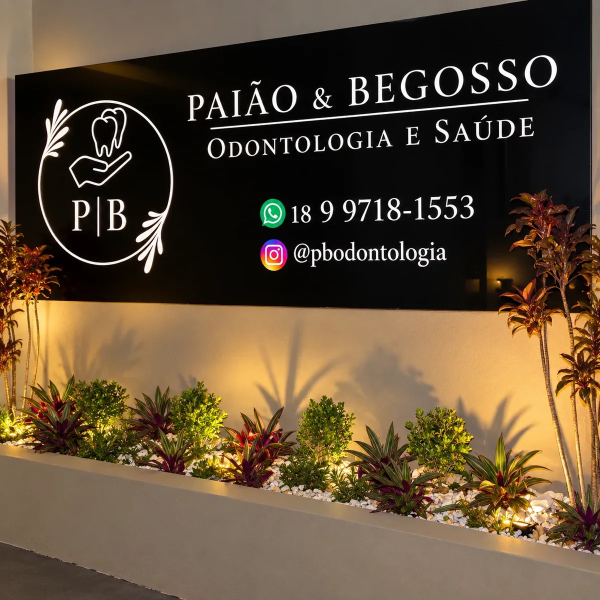 Placa Paião e Begosso